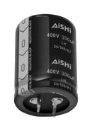 AISHI ELH2GM331Q35KT Electrolytic Capacitor, 330 &micro;F, 400 V, &plusmn; 20%, Snap-In, 2000 hours @ 105&deg;C
