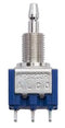 ALCOSWITCH - TE CONNECTIVITY MPS-203R SWITCH, PUSHBUTTON , DPDT, 3A, 125VAC, SOLDER LUG