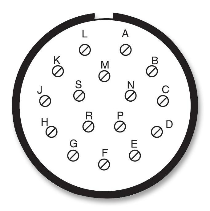 AMPHENOL SOCAPEX D38999/26WG16BA Circular Connector, MIL-DTL-38999 Series III, DS38999/26 Series, Straight Plug, 16 Contacts