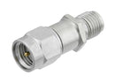 FAIRVIEW MICROWAVE SA18H-10 10 DB FIXED ATTENUATOR SMA MALE PLUG TO SMA FEMALE JACK UP TO 18 GHZ RATED TO 2 WATTS, PASSIVATED STAINLESS STEEL BODY, 1.35 VSW