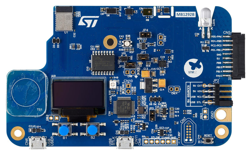 STMICROELECTRONICS STM32WB5MM-DK Discovery Kit, STM32WB5MMG, Wireless Communication, Bluetooth, ZigBee, Thread
