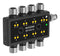 BANNER ENGINEERING R95C-4B4UI-KQ Signal Converter, 8-Port, IO-Link, Discrete, Current, Voltage, 2 Channels, 30 VDC