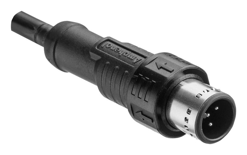 AMPHENOL LTW M12A-05BMMM-PL8B02 Sensor Cable, Push Pull, Overmolded, M12 Plug, Free End, 5 Positions, 2 m, 6.6 ft, M Series