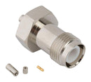AMPHENOL RF 031-6986 RF / Coaxial Connector, TNC RP Coaxial, Straight Jack, Crimp, 50 ohm, 0.81mm Micro
