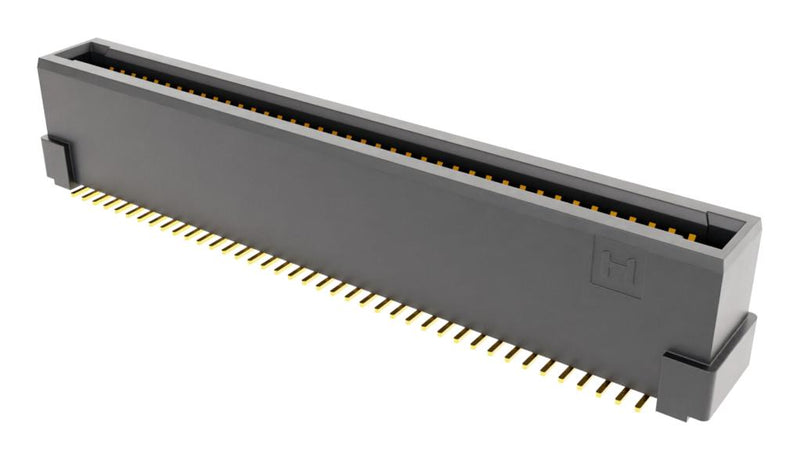 HARWIN F30-10008045R Mezzanine Connector, Receptacle, 0.8 mm, 2 Rows, 80 Contacts, Surface Mount Straight