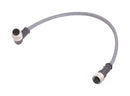 HARTING 21355352564015 SENSOR CABLE, 5P M12 R/A PLUG-RCPT, 4.9