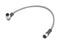 HARTING 21355352564015 SENSOR CABLE, 5P M12 R/A PLUG-RCPT, 4.9