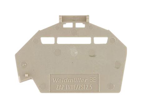 WEIDMULLER 1610840000 END PLATE, PLASTIC, TERMINAL BLOCK