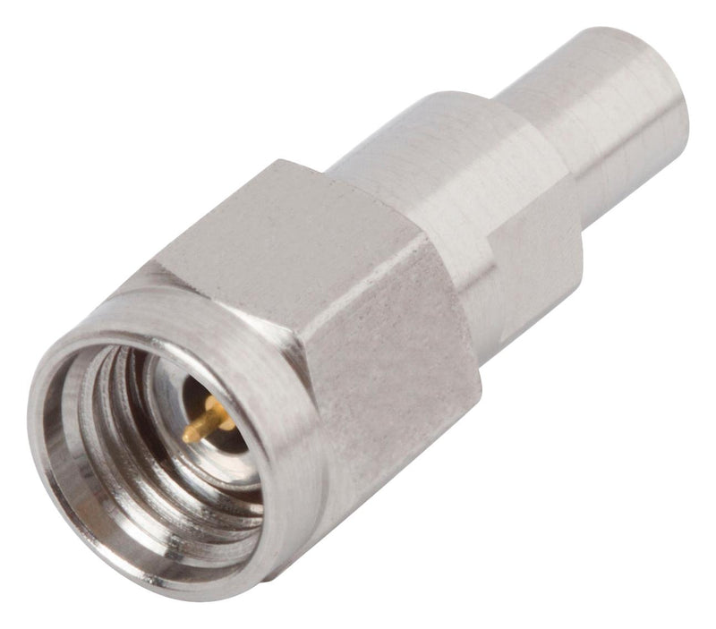 AMPHENOL SV MICROWAVE 1112-6211 RF ADAPTOR, SMP PLUG-1.85MM PLUG, 50 OHM