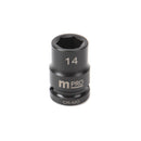 MULTICOMP PRO MP12-CRMO14 Socket, Hex, 14 mm x 38 mm, 1/2" Drive Size, Chromium Molybdenum Steel, DIN3121, Auto Repair