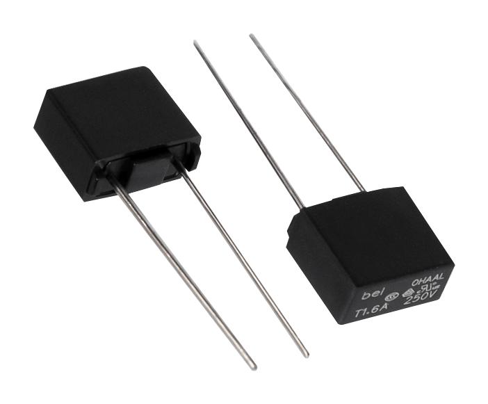 BEL FUSE 0HAAL2000-02 Fuse, PCB Leaded, 2 A, 250 V, 0HAAL Series, Time Delay, Radial Leaded
