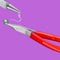 MULTICOMP PRO MP012507 Pliers, Box Joint, Snipe Nose, Smooth Jaw, Comfortable Insulated Grips, Stainless Steel, 120 mm L