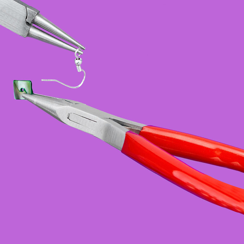 MULTICOMP PRO MP012507 Pliers, Box Joint, Snipe Nose, Smooth Jaw, Comfortable Insulated Grips, Stainless Steel, 120 mm L