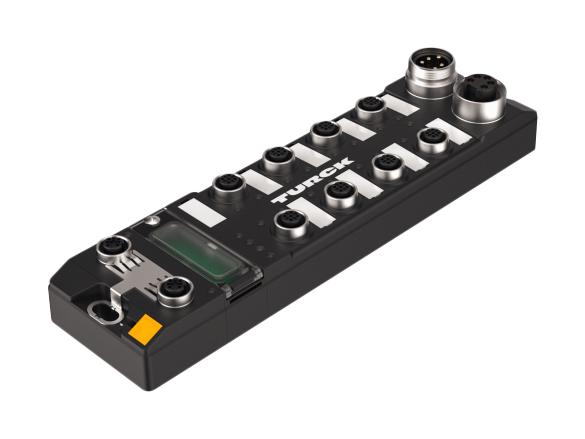 TURCK TBEN-L5-16DXP. I/O Module, Ethernet, 16 I/O, 0.15 A, 24 VDC, IP65/IP67/IP69K, TBEN-L Series