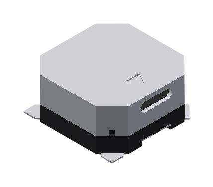 PUI AUDIO SMT-0927-S-HT-R Transducer, Buzzer, 2.7 kHz, 100 mA, 2 V to 5 V, 95 dBA, Surface Mount