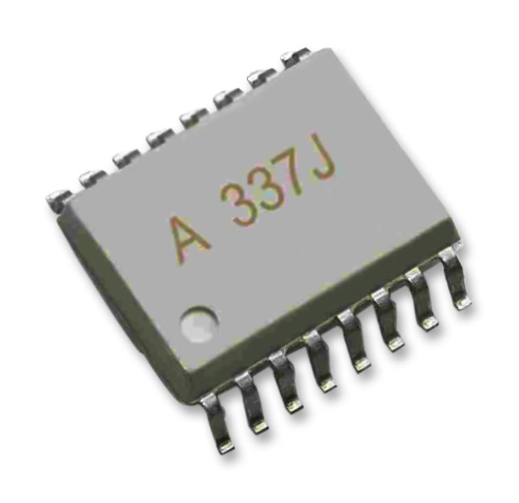 BROADCOM ACPL-337J-500E Optocoupler, Gate Drive Output, 1 Channel, WSOIC, 16 Pins, 5 kV, ACPL