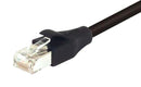 L-COM TRD855SZ-5 Ethernet Cable, Cat5e, RJ45 Plug to RJ45 Plug, STP (Shielded Twisted Pair), Black, 1.52 m, 5 ft