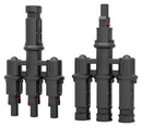 HELLERMANNTYTON 147-50005 Photovoltaic / Solar Connector, 1 Pair, Female and Male Coupler, Panel Mount, IP68