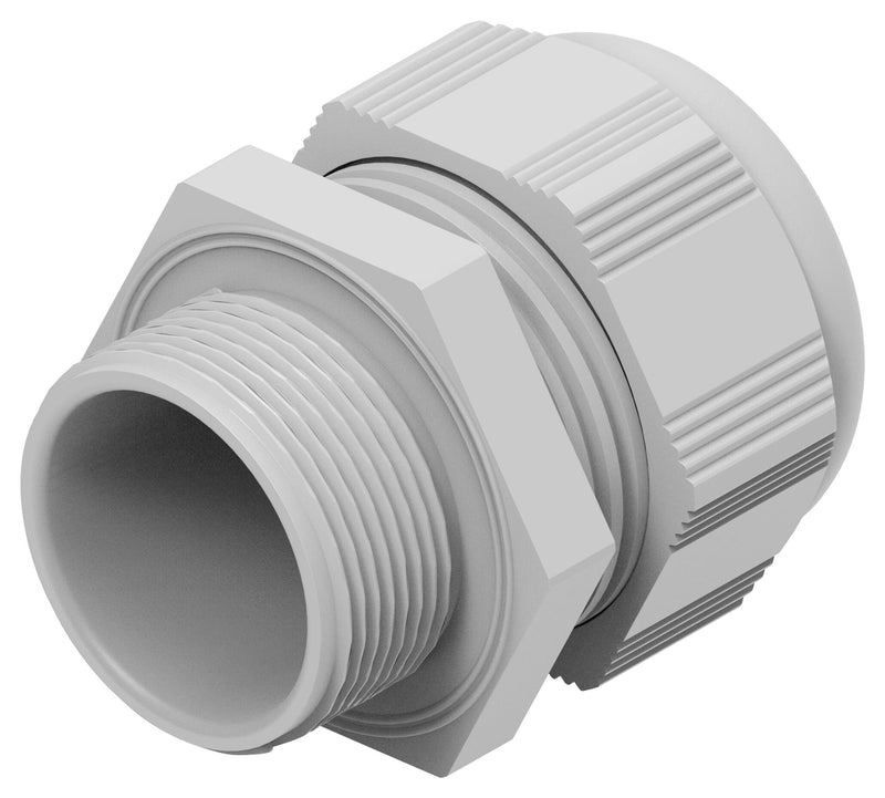 ENTRELEC - TE CONNECTIVITY 1SNG601115R0000 Cable Gland, M32 x 1.5, 18 mm, 25 mm, Nylon 6 (Polyamide 6), Light Grey, IP68