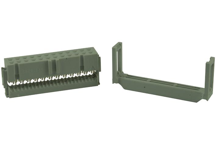 AMPHENOL COMMUNICATIONS SOLUTIONS 71600-024LF IDC Connector, IDC Receptacle, Female, 2.54 mm, 2 Row, 24 Contacts, Cable Mount