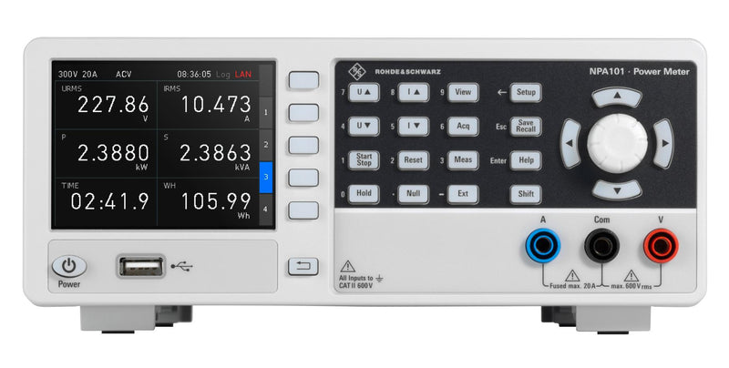 ROHDE & SCHWARZ NPA101 POWER METER, 1CH, 100KHZ, 100 TO 230V