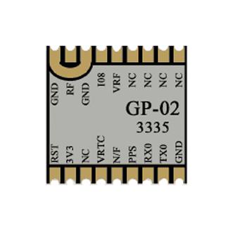 RF SOLUTIONS GP-02 GPS Receiver Module, UART, 2 m, 2.7 V to 3.6 V