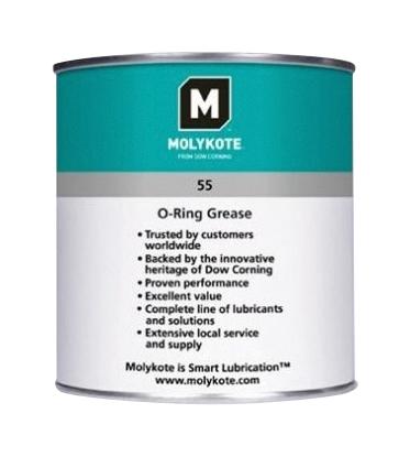 MOLYKOTE 55 O-RING GREASE, 1KG Grease, 55 O-ring, Can, 1kg