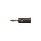 POMONA 1325-0 BANANA PLUG, STACKING, 4.3MM, 15A, BLK