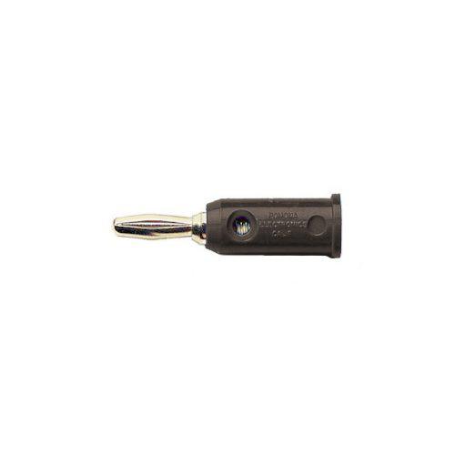 POMONA 1325-0 BANANA PLUG, STACKING, 4.3MM, 15A, BLK
