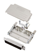 AMPHENOL COMMUNICATIONS SOLUTIONS L17DPPK37-M+L717HDC62P D Sub Connector, With Backshell, HD62, High Density, Plug, DPPK-M, 62 Contacts, DC, Solder Cup