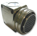 JAEGER 530502006 Circular Connector, Circular Industrial, Miniature Series, Panel Mount Plug, 12 Contacts
