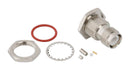 AMPHENOL RF 031-6972 RF / Coaxial Connector, TNC RP Coaxial, Straight Bulkhead Jack, Crimp, 50 ohm, 0.81mm Micro