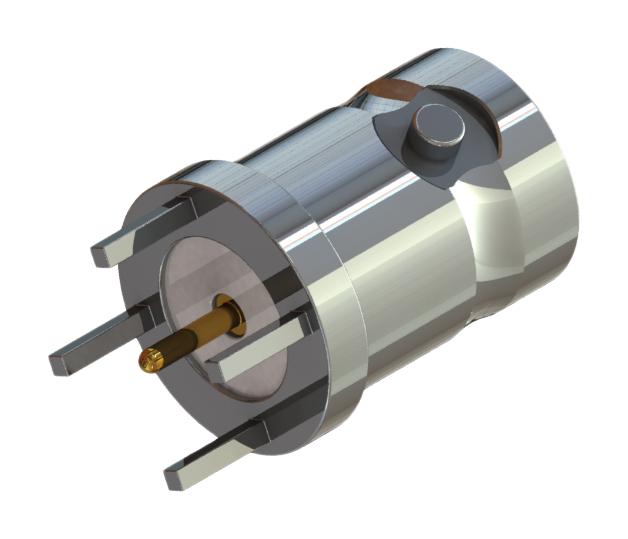 CAL TEST ELECTRONICS CT4510 RF COAX CONN, BNC JACK, 50 OHM, 2GHZ