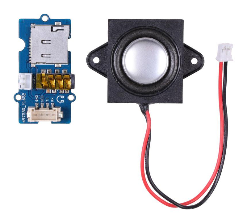 SEEED STUDIO 107020129 MP3 Module V4, Grove, UART Interface, Mini MP3 Player/Walkman, Powered by WT2605X