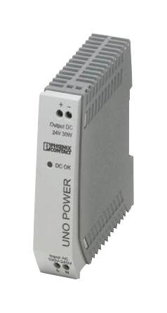 PHOENIX CONTACT 2902991 AC/DC DIN Rail Power Supply (PSU), ITE, 1 Output, 30 W, 24 VDC, 1.25 A