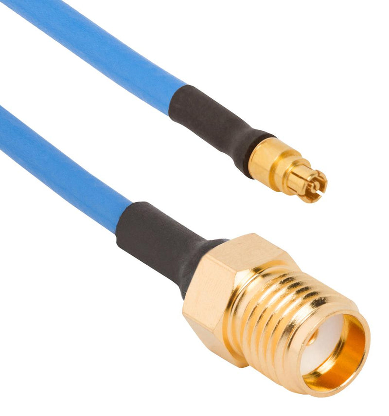 AMPHENOL SV MICROWAVE 7029-2561 RF / Coaxial Cable Assembly, SMA Jack to SMPM Jack, 0.085" Semi Rigid, 50 ohm, 6 ", 152.4 mm