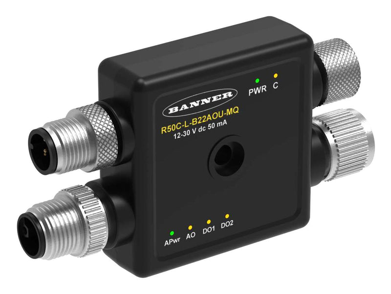 BANNER ENGINEERING R50C-L-B22AOU-MQ SIGNAL CONVERTER, 2CH, CURRENT/VOLTAGE