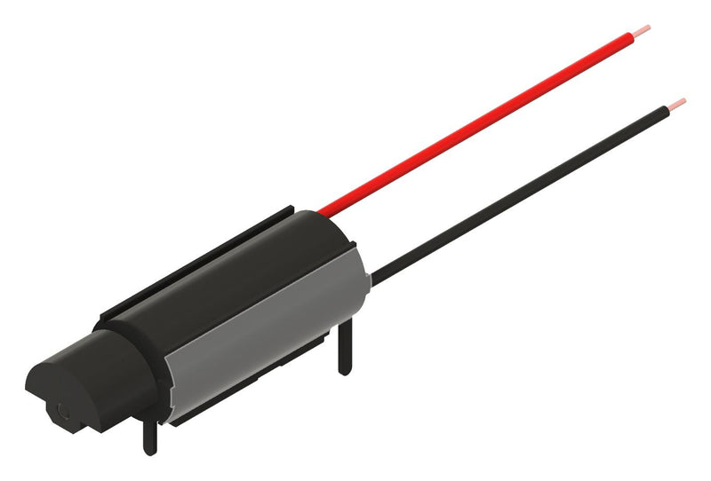 PUI AUDIO HD-EMB2107-LW27 DC Motor, ERM, Cylindrical, Brushed, Coreless, 1.3 V, 7500 rpm, 6.8 mm