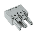 WAGO 770-243 Pluggable Terminal Block, 10 mm, 3 Ways, 20AWG to 12AWG, 4 mm&sup2;, Push In, 25 A