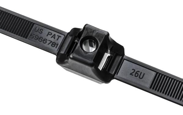 HELLERMANNTYTON DCT90HIRK2 Cable Tie, Nylon 6.6 (Polyamide 6.6), Black, 331 mm, 12.7 mm, 33 mm, 150 lb
