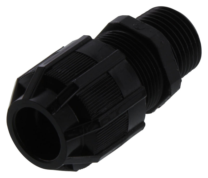 ABB - THOMAS & BETTS 2920NM CORD CONNECTOR, NYLON, BLACK, 12.7MM