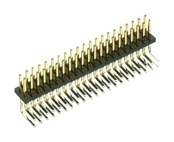 HARWIN M50-3901242 Pin Header, Board-to-Board, 1.27 mm, 2 Rows, 24 Contacts, Through Hole, Archer M50 Series