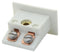 OMEGA MPJ-U-F Thermocouple Connector, Panel, Miniature, 6x Socket, 1 Row, Type U, 16.7 mm, ANSI, MPJ Series