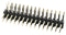 MULTICOMP PRO 2213R-30G Pin Header, Board-to-Board, 2.54 mm, 2 Rows, 30 Contacts, Through Hole Right Angle