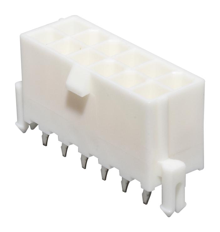 MOLEX 39-28-9128.. Pin Header, Power, Wire-to-Board, 4.2 mm, 2 Rows, 12 Contacts, Through Hole Straight