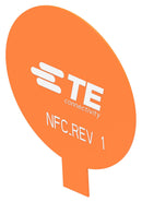 TE CONNECTIVITY L000642-01 Antenna, NFC, 13.56 GHz, 1 ohm, Adhesive, 57 mm Read, 31 mm x 26 mm x 0.28 mm, -40 to +85&deg;C