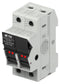 TE CONNECTIVITY 1SNF100034R0000 Fuse Holder, Modular, DIN Rail, 2 Fuses, 30 A, 600V, 600VAC, Class CC, Screw Clamp