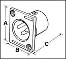 ITT Cannon XLR-3-32-F77 XLR-3-32-F77 Connector XLR Jack 3 Position
