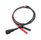 MUELLER ELECTRIC AI-21.010-1.2M BNC Breakout, BNC Plug, 4mm Stackable Banana Plugs, Shrouded x 2, 3.94 ft, 1.2 m, Black, Red, 3 A