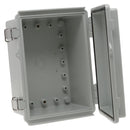 BUD INDUSTRIES PTQ-11036 ENCLOSURE, MULTIPURPOSE, PC/GFR, GRAY